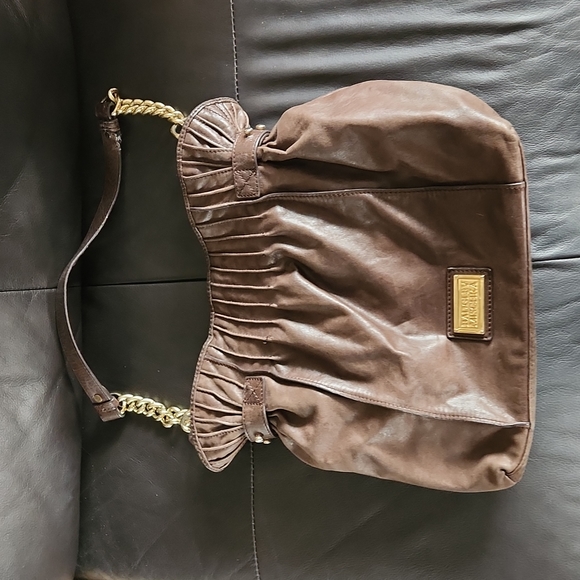 Badgley Mischka Brown purse - Picture 3 of 9